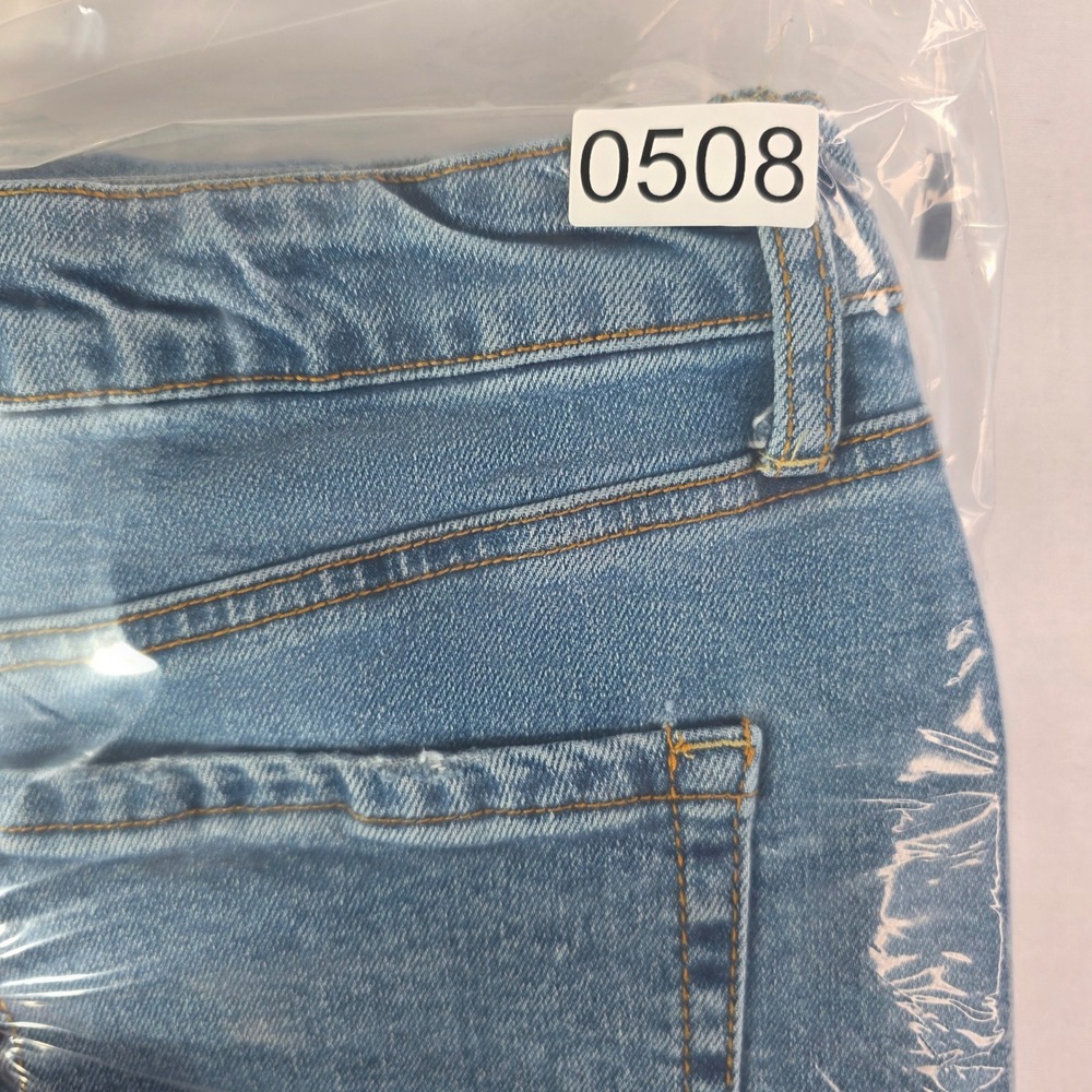 Wild Fable Highest Rise Extreme Flare Jeans Blue Button Fly Size 18 Raw Hem - Picture 12 of 12
